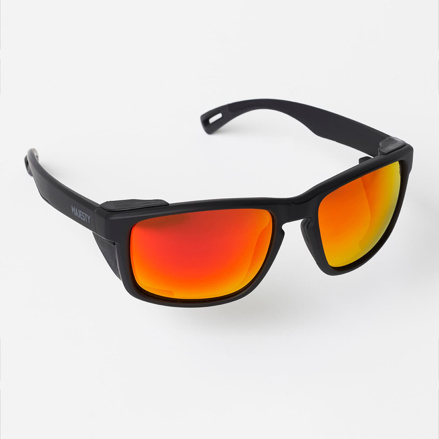 Majesty Vertex matt black/ polarisert red ruby linse